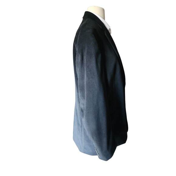 Chaps Fine Gauge Corduroy Blazer Mens 42R Black Academia Preppy Office Old Money - Picture 4 of 8